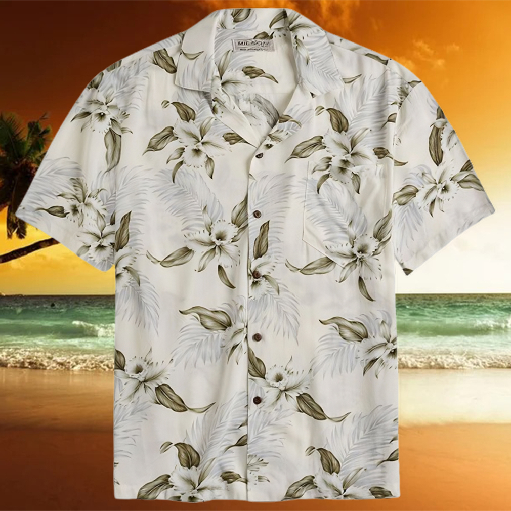 Uhane Orchids Natural Best Design Hawaiian Shirt