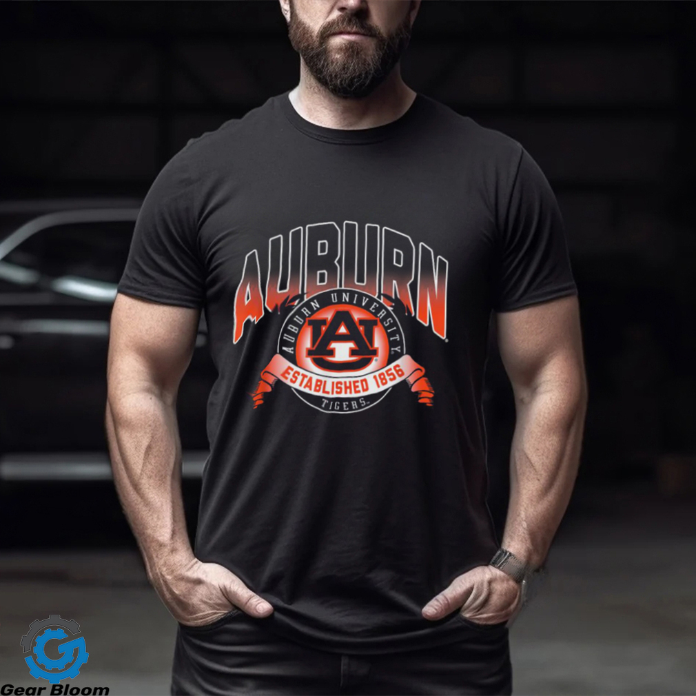 Auburn Tigers Orange Fade Officially Licensed T Shirt