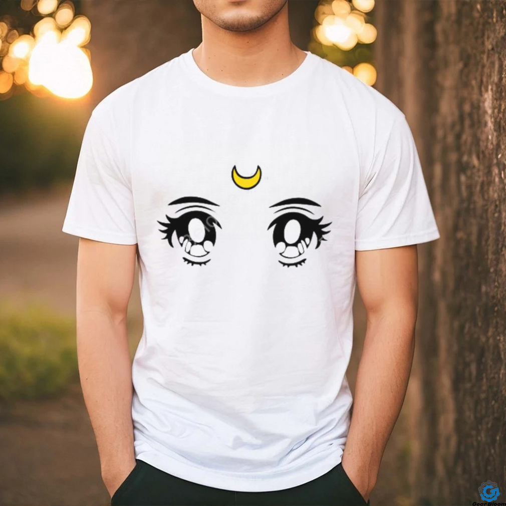 Alplicable Sailor Moon Face Long Sleeve Tee Shirt