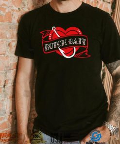 Butch Bait heart logo shirt