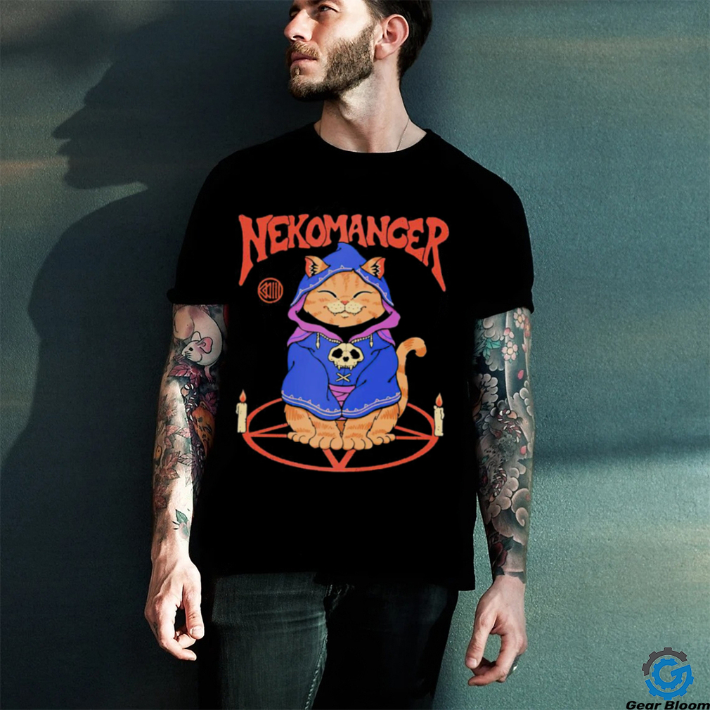 Cat necromancer Nekomancer art shirt