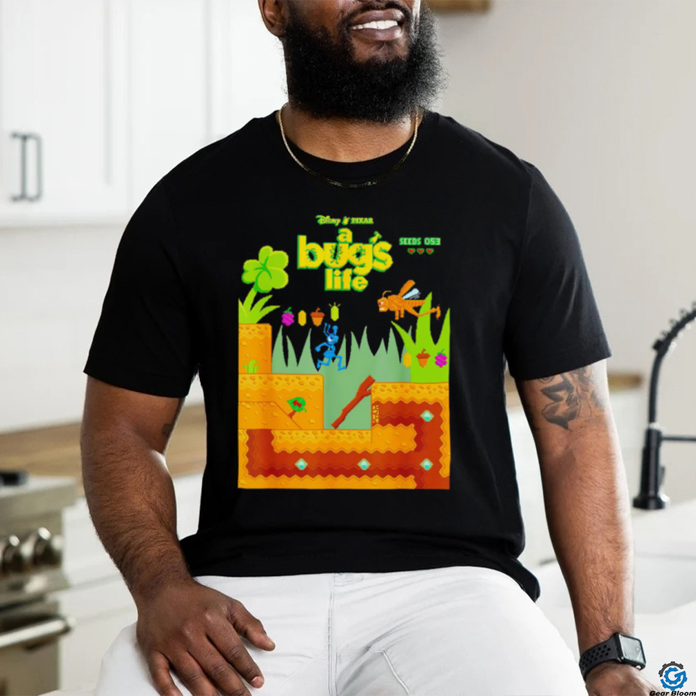 Disney and Pixar’s A Bug’s Life retro game 8 pixel shirt