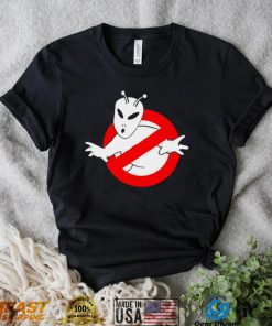 Ghostbuster X Alien Alienbusters logo shirt