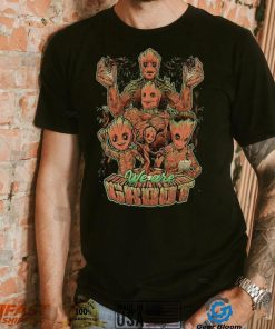 Guardians of the Galaxy We are Groot cartoon shirt