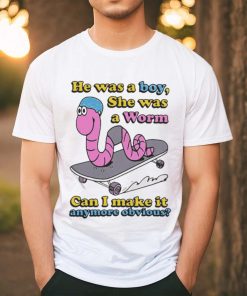 He Was A Boy She Was A Girl Can I Make It Anymore Obvious Shirt