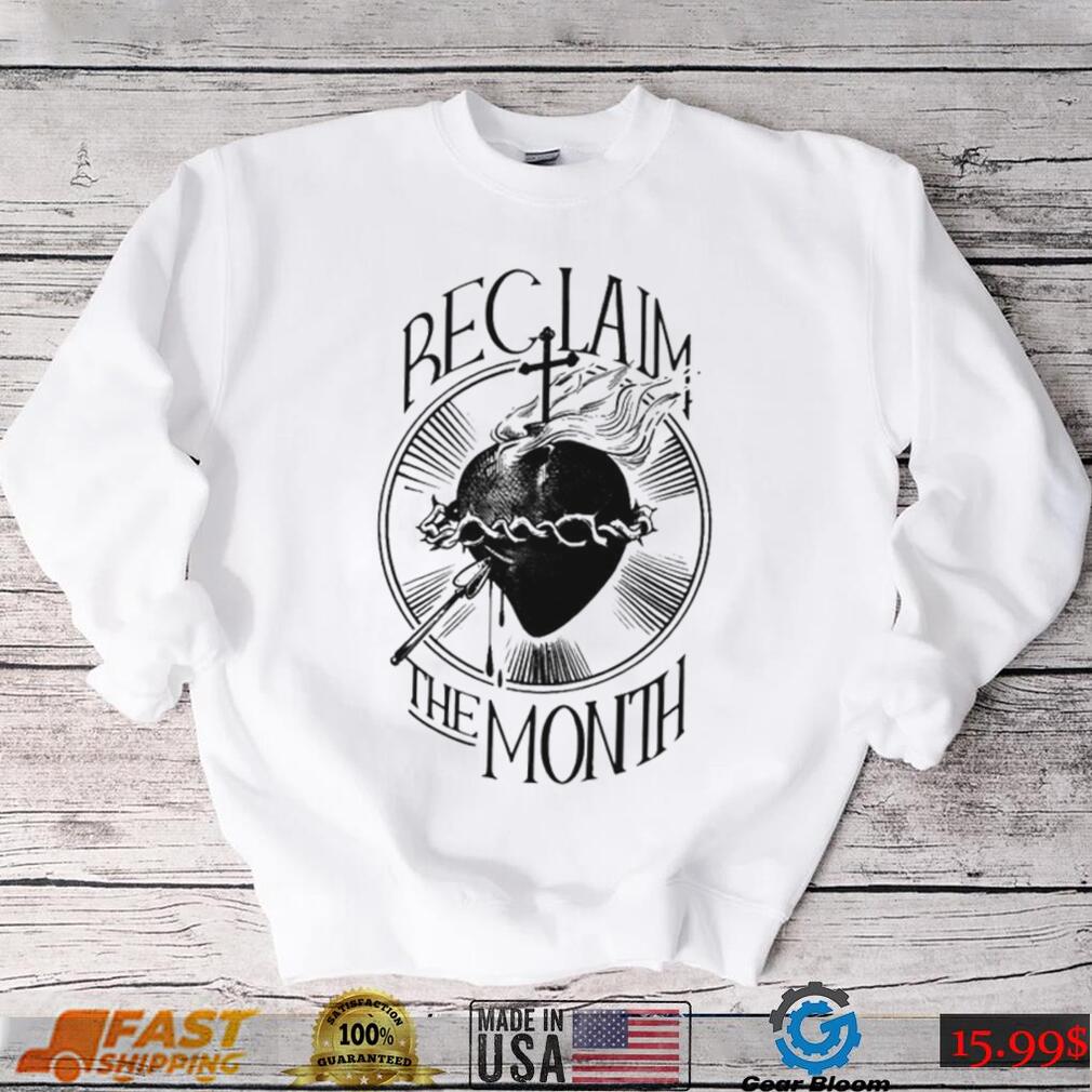 Hearth Reclaim The Month logo shirt