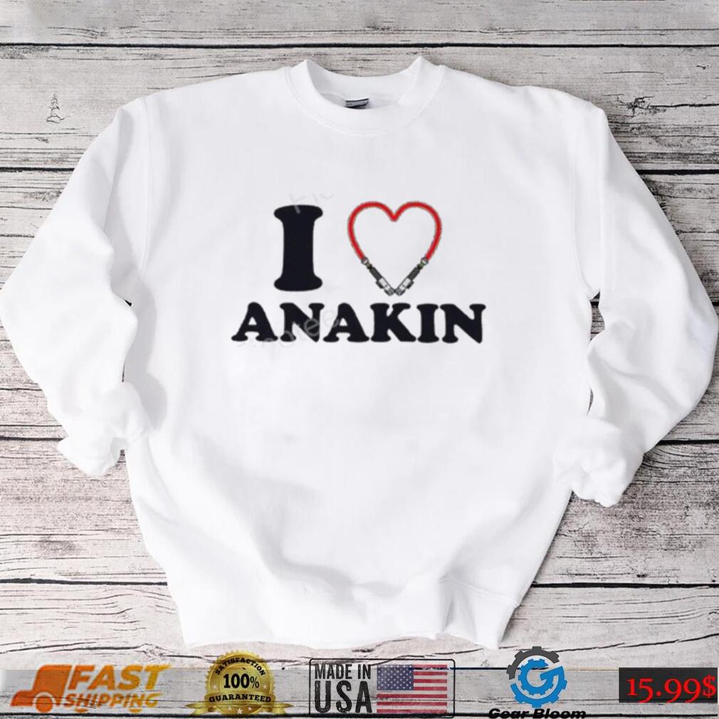 Hoesforclothes I Love Anakin Tee Shirt