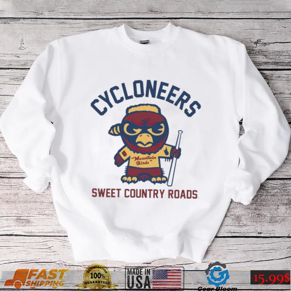 Iowa State Cyclones Cycloneers Mountain Birds sweet country roads mascot shirt