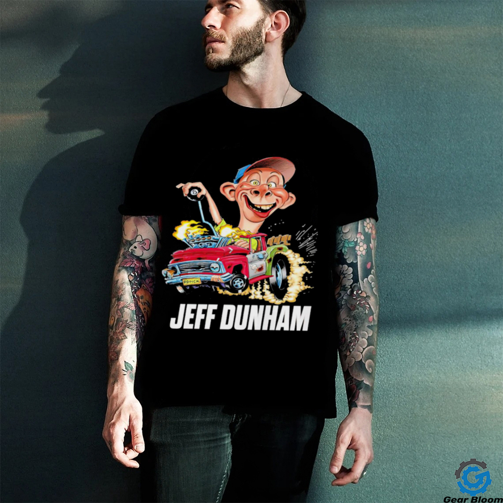 Jeff Dunham racing Bubba J Hot Rod pick up truck cartoon shirt