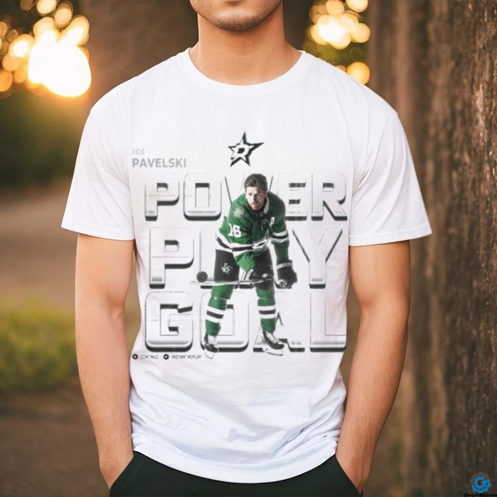 Joe Pavelski Dallas Stars Power Play Goal shirt