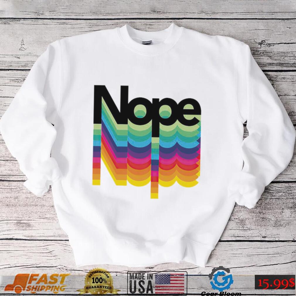 LGBT Pride Nope logo shirt