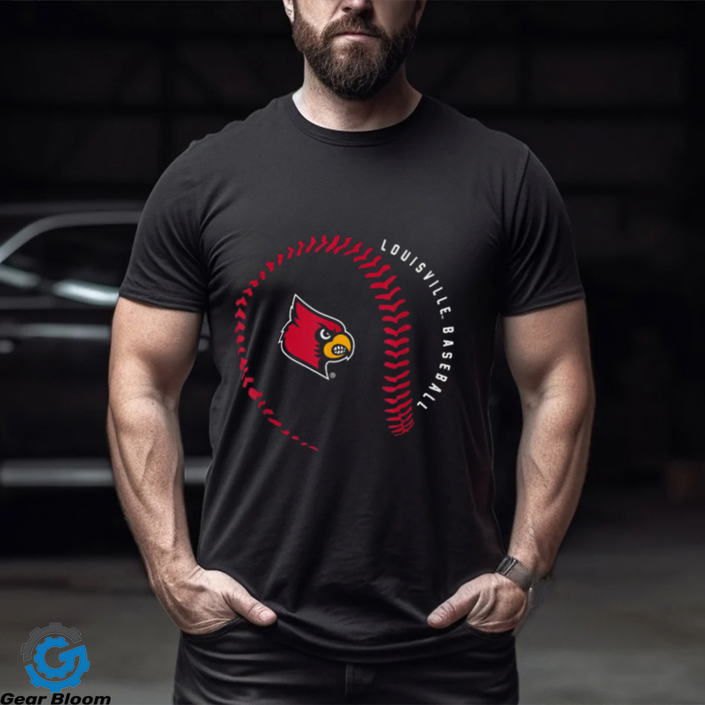 Louisville Cardinals Baseball Fastball Licensed T Shirt