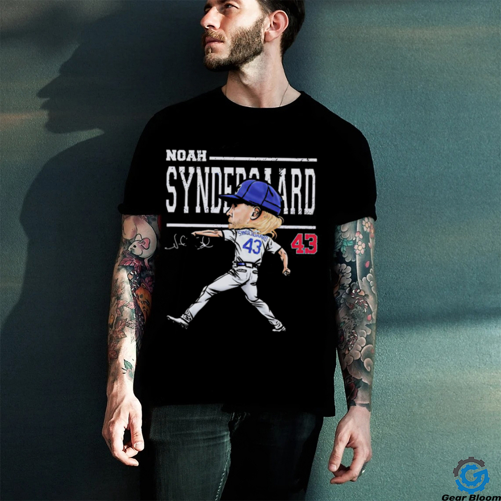 Noah Syndergaard Los Angeles D Cartoon signature shirt