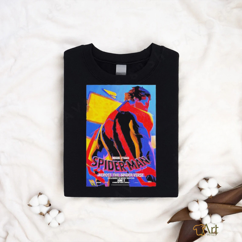 Official Miguel Ohara Spider Man Across The Spider Verse Exclusively In Movie Theaters June 2 T Shirt