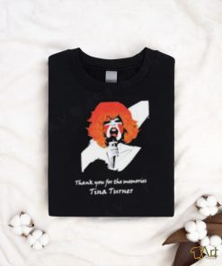 Official Rip Tina Turner Thank You For The Memories Shirt