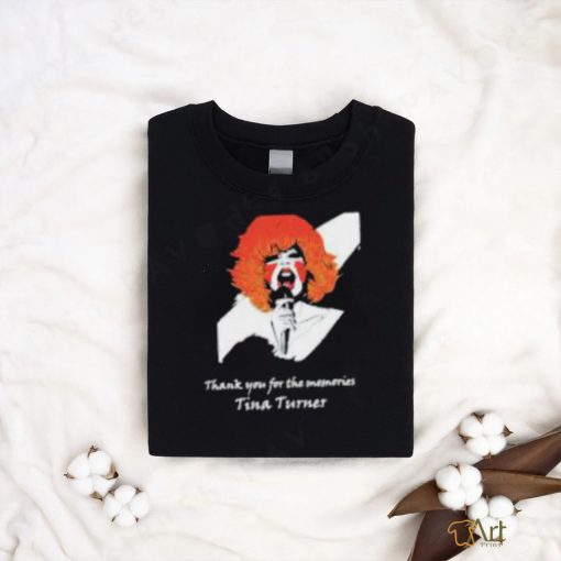 Official Rip Tina Turner Thank You For The Memories Shirt