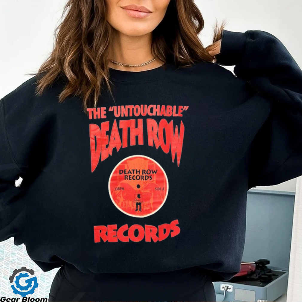 Official the Untouchable Death Row Records T Shirt Small Black Dr Dre Snoop Dogg Shirt