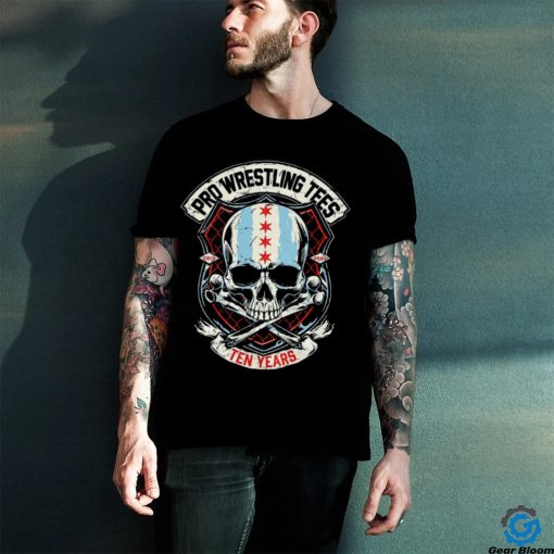 Pro Wrestling Tees ten years strong 2013 2023 shirt