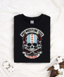 Pro Wrestling Tees ten years strong 2013 2023 shirt