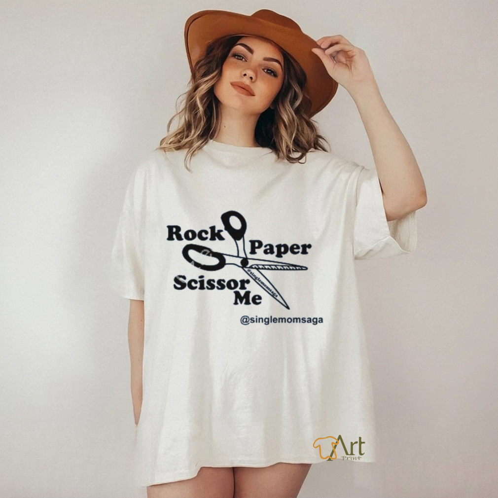 Sam Sparkswood Rock Paper Scissor Me Singlemomsaga Official Shirt