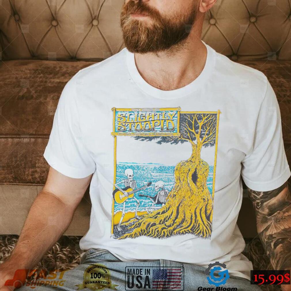 Skeleton Slightly Stoopid Schaw Beach shirt