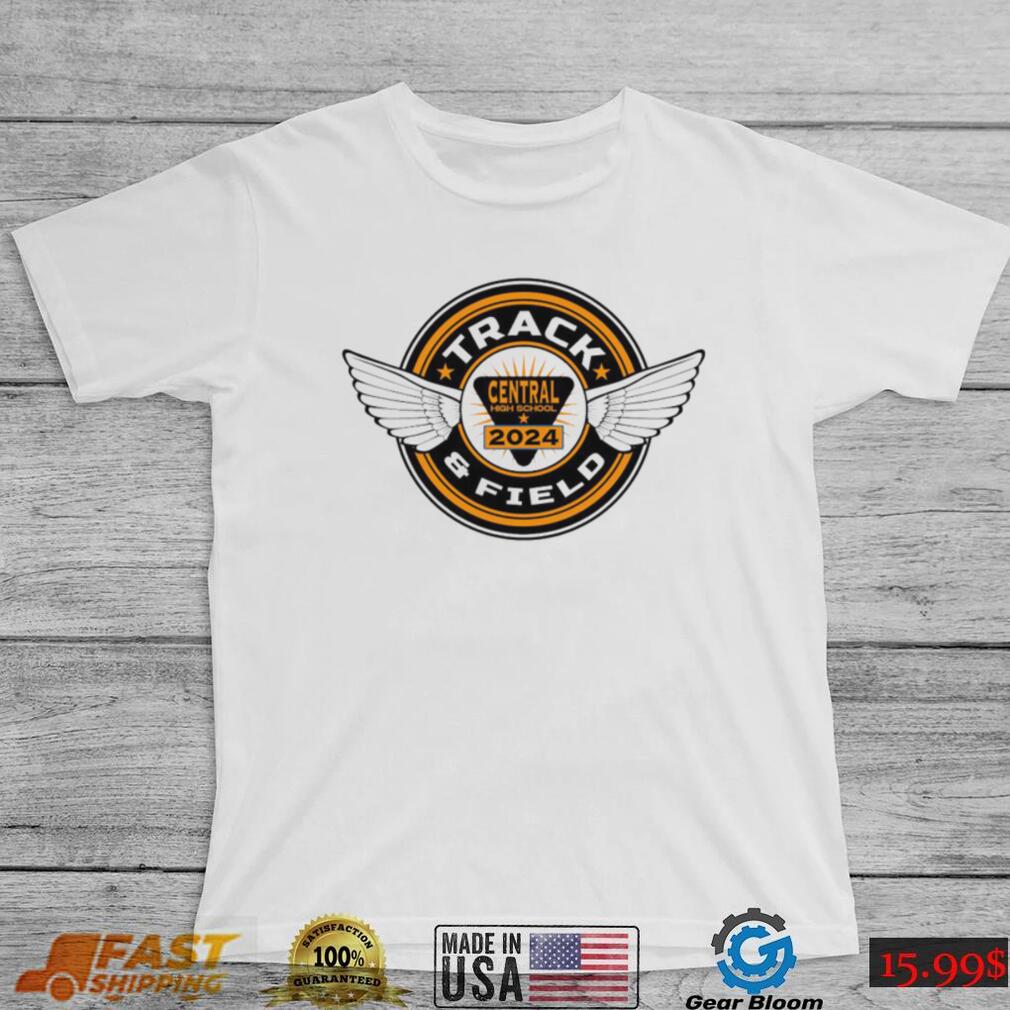 Track and Field Central High School 2024 logo shirt