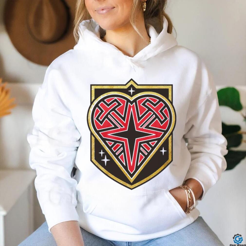 Vegas Golden Knights heart Organ logo shirt