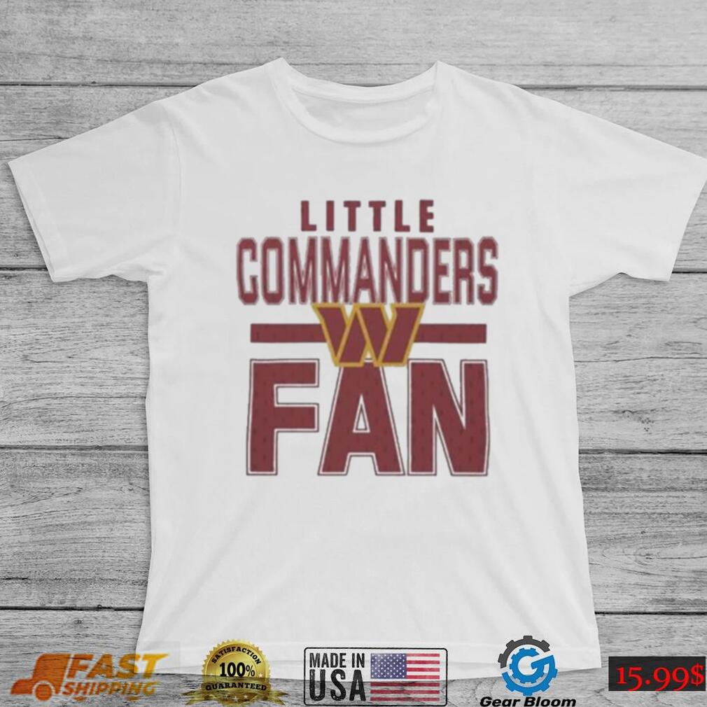 Washington Commanders Heathered Gray Little Fan shirt