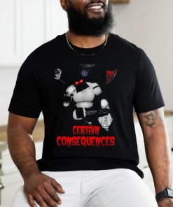 Andrew Everett W3 Certain Consequences poster shirt