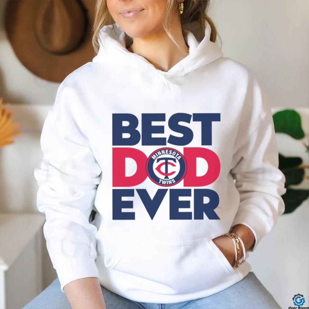 Awesome best dad ever MLB Minnesota Twins logo 2023 T shirt