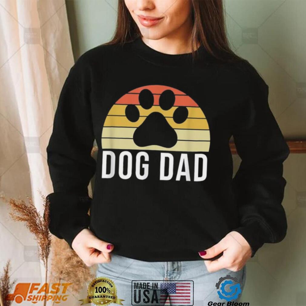 Best Dog Dad Cool Funny Paw Dog Saying Dog Owner Quote Shirt