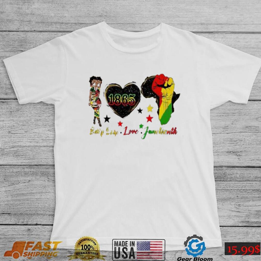 Betty Boop Love Juneteenth Shirt