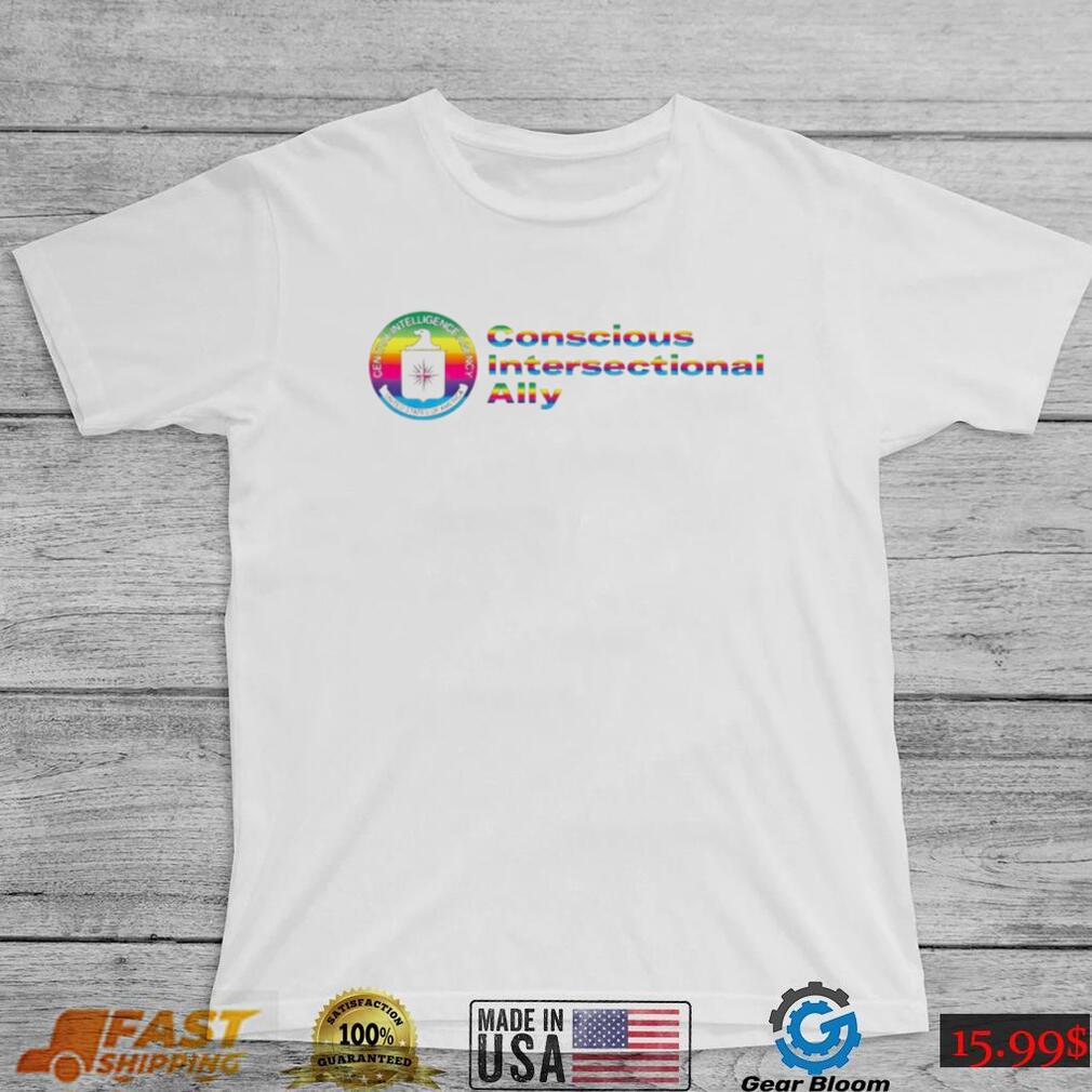 CIA Conscious Intersectional Ally LGBT shirt