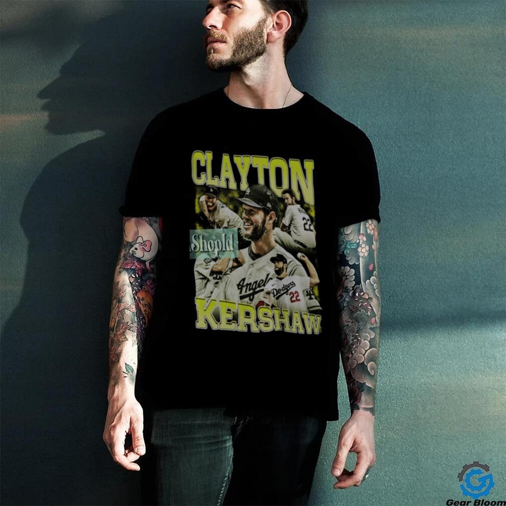 Clayton Kershaw Shirt Baseball American Professional Baseball Championship Sport Vintage Sweatshirt Hoodie Graphic Tee Gift Fans T shirt