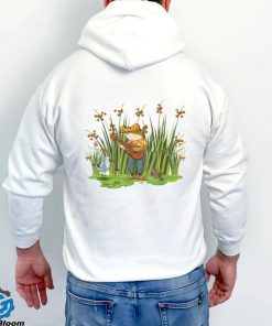 Cottagecore Frog Playing Guitar in Countrycore Aesthetic T Shirt