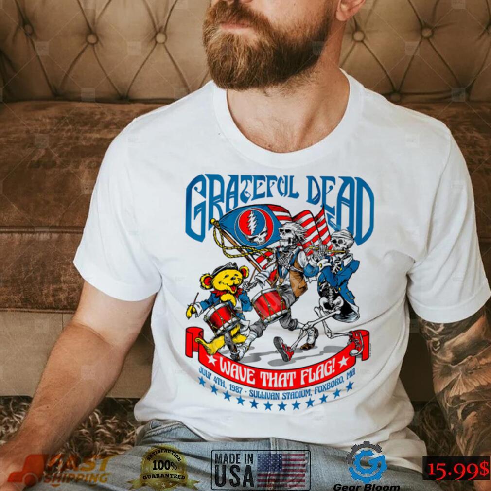 Grateful Dead Gd 4Th Of July T White Standard Short Sleeve T Shirt