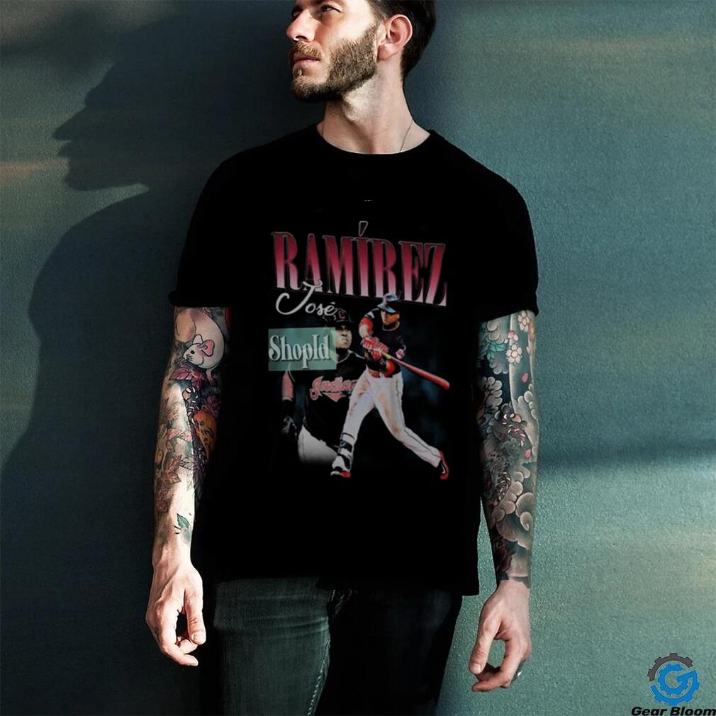 Jose Ramirez Shirt Baseball American Professional Baseball Championship Sport Vintage Sweatshirt Hoodie Graphic T shirt