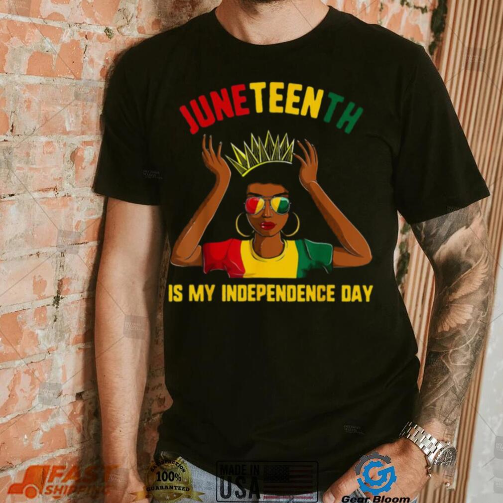 Juneteenth Tshirt Women, Juneteenth Queen Independance Day T  Shirt