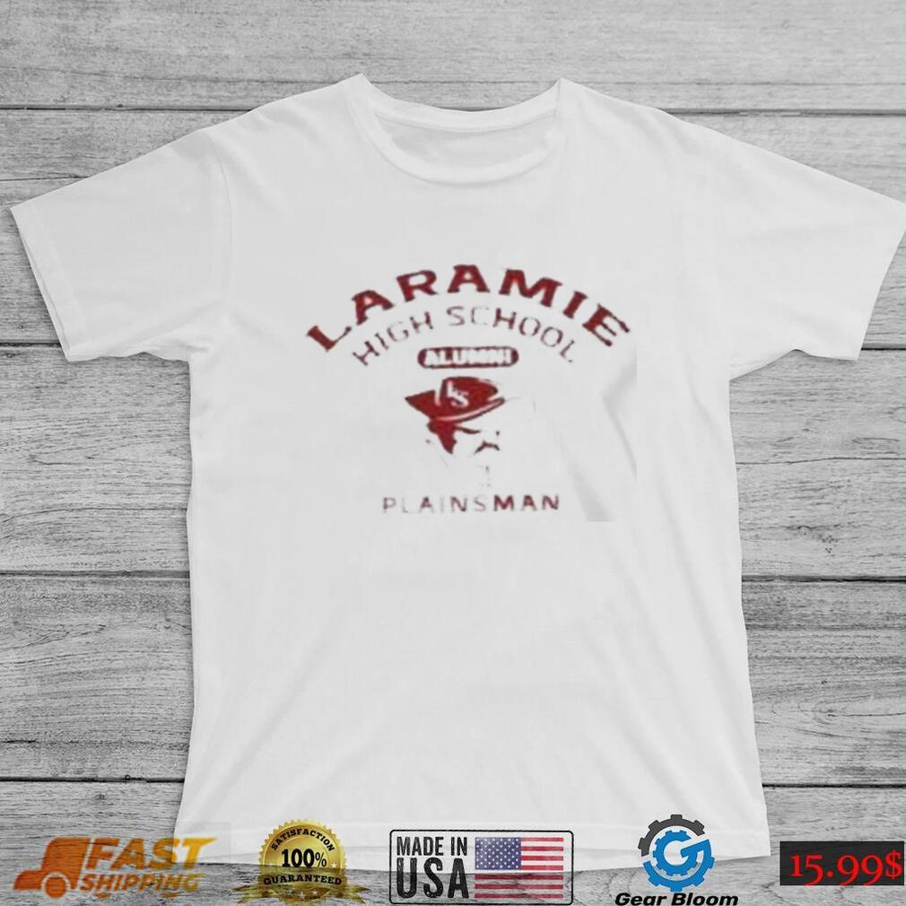 Laramie high school plainsmen alumni shirt