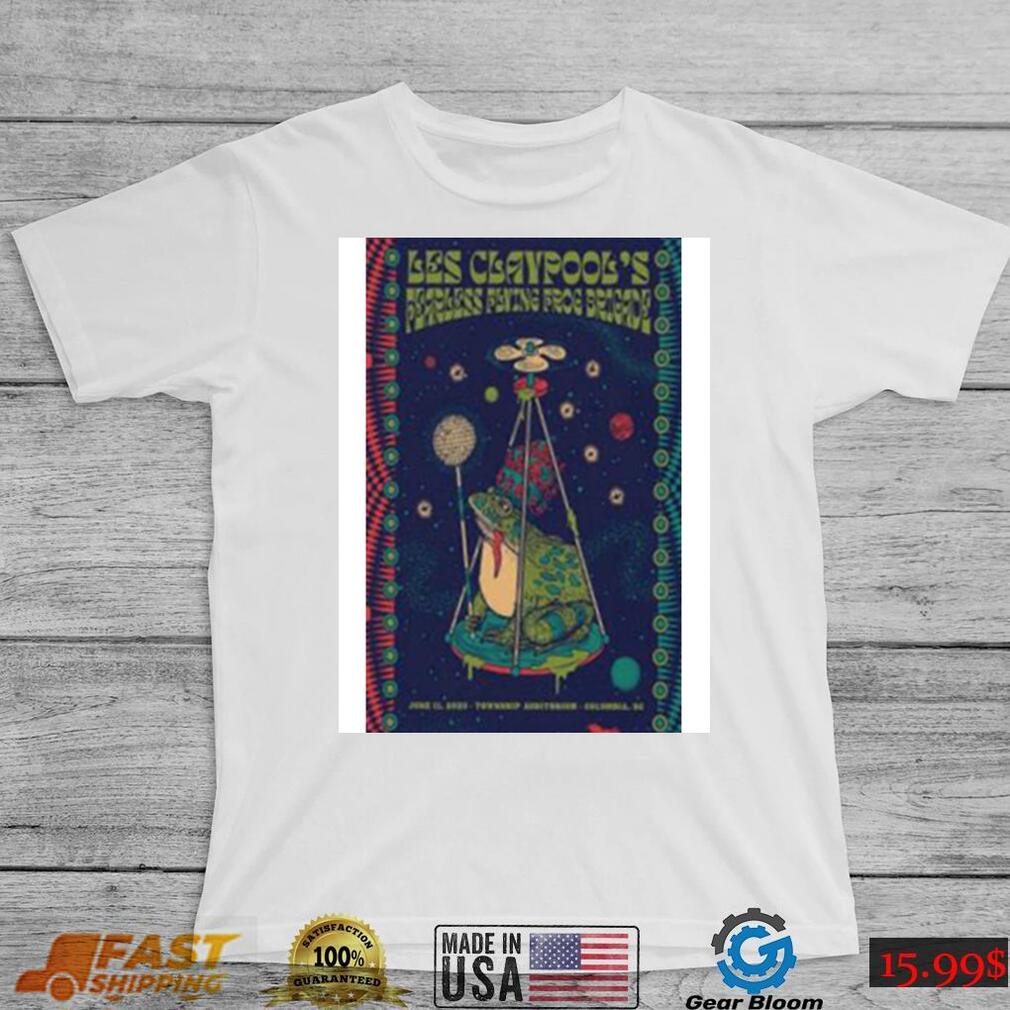 Les Claypool’s Fearless Flying Frog Brigade Columbia 2023 shirt