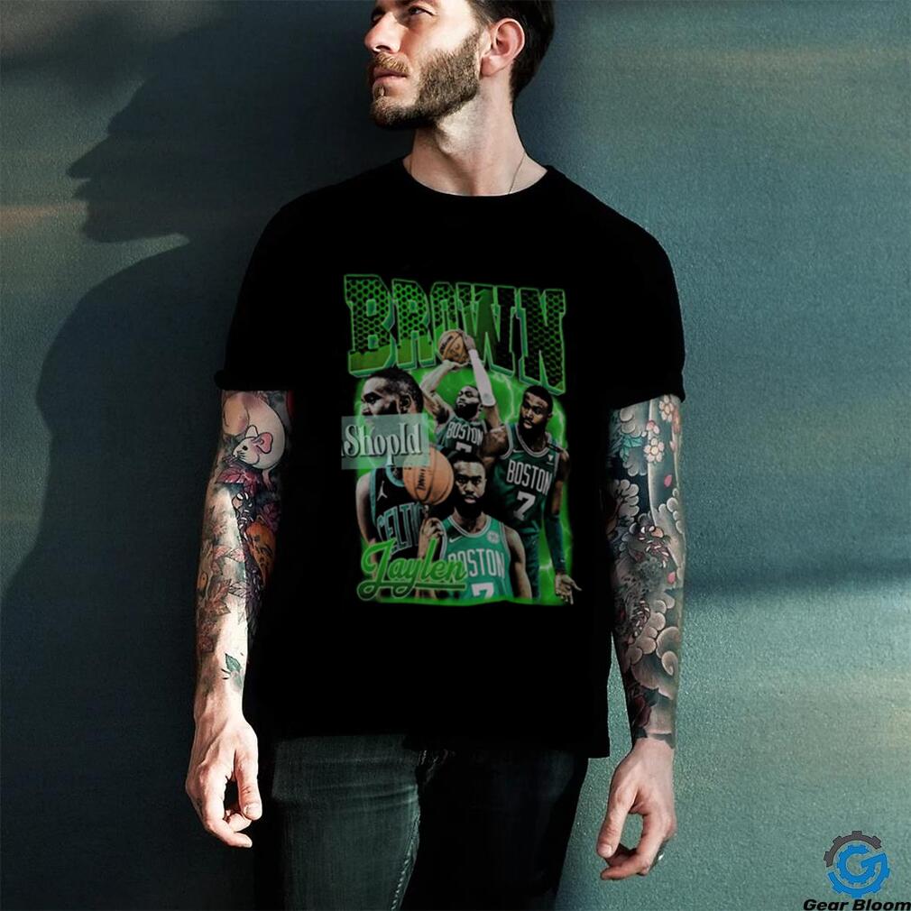 Limited Jaylen Brown Tshirt Vintage 90s Oversize Player Profesional Basketball Shirt Homage Retro Classic Graphic Tee Unisex T shirt