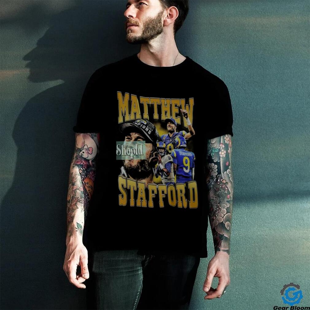 Limited Matthew Stafford Vintage 90s Oversize Shirt Homage Retro Classic Graphic Tee Unisex T shirt