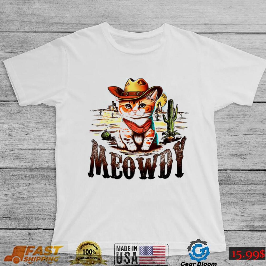 Meowdy Cowboy shirt