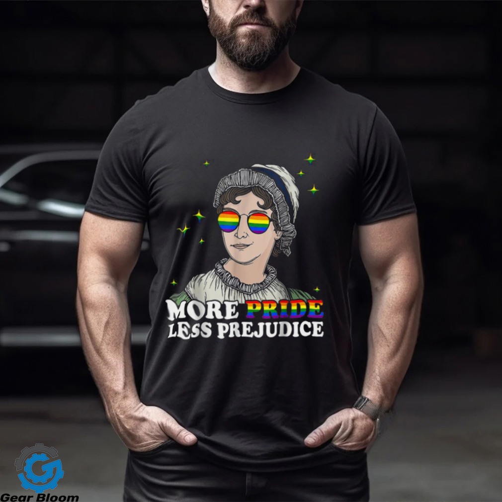 More Pride Less Prejudice LGBT Gay Pride Demon Month T Shirt