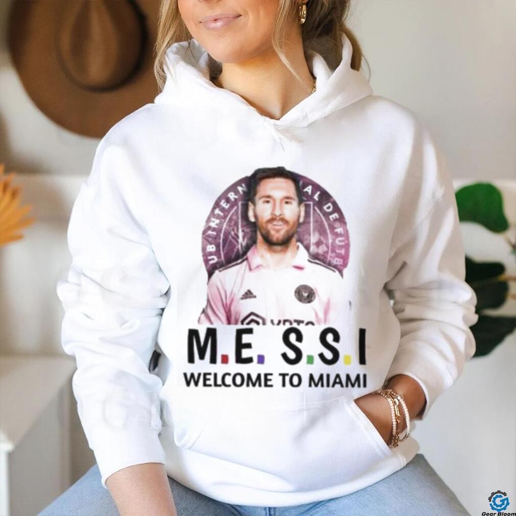 Official Messi Welcome To Miami T Shirt