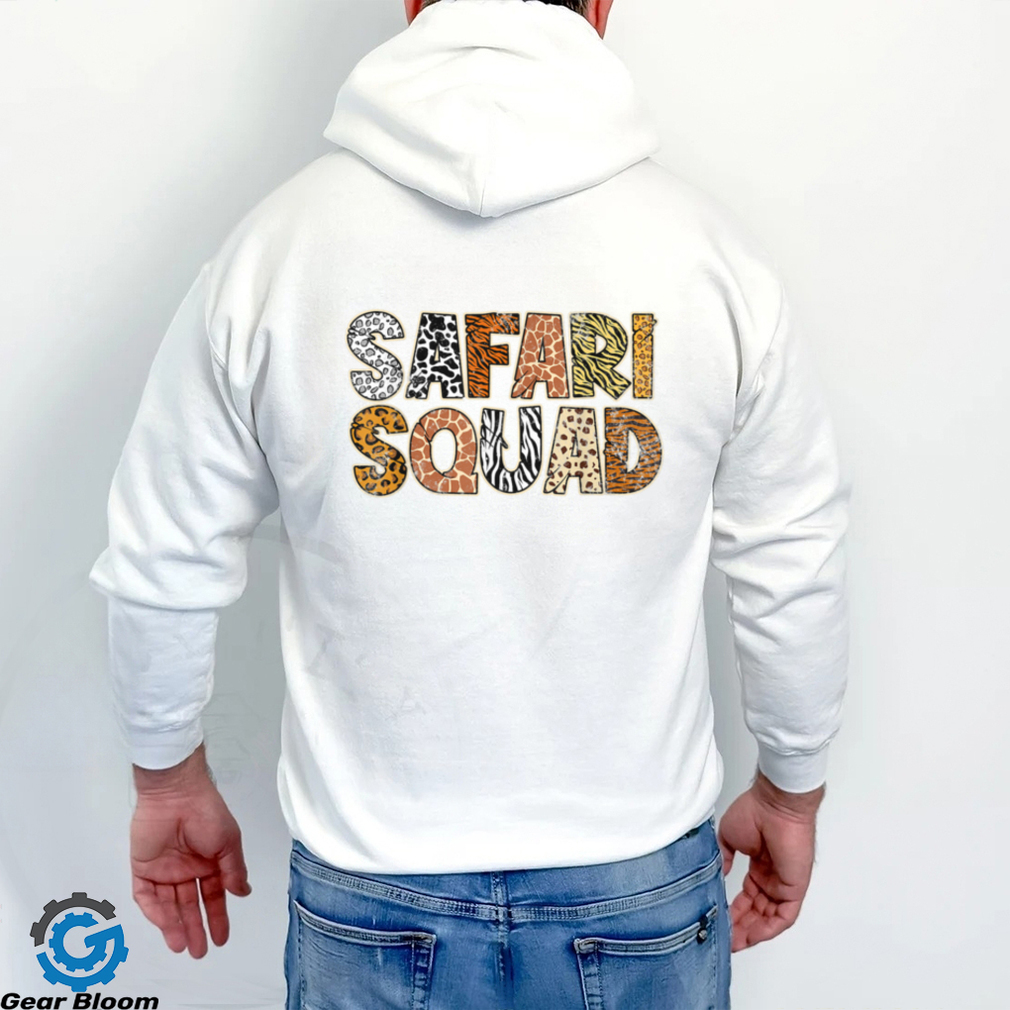 Safari Squad Wild Animals Lover T Shirt