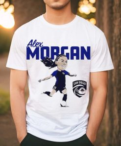 San Diego Wave FC Alex Morgan caricature art shirt