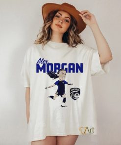 San Diego Wave FC Alex Morgan caricature art shirt