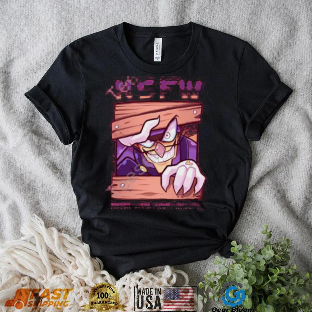 Spaicy Nsfw Never Safe From Waluigi Tee shirt