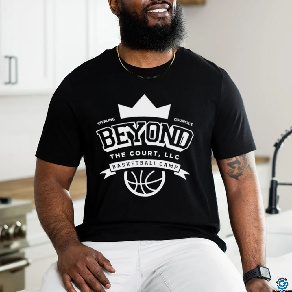 Sterling Council Beyond the court Basketball Camp logo shirt